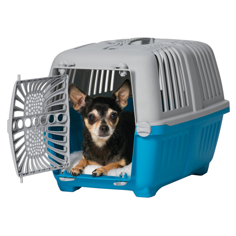 Small travel dog store crate